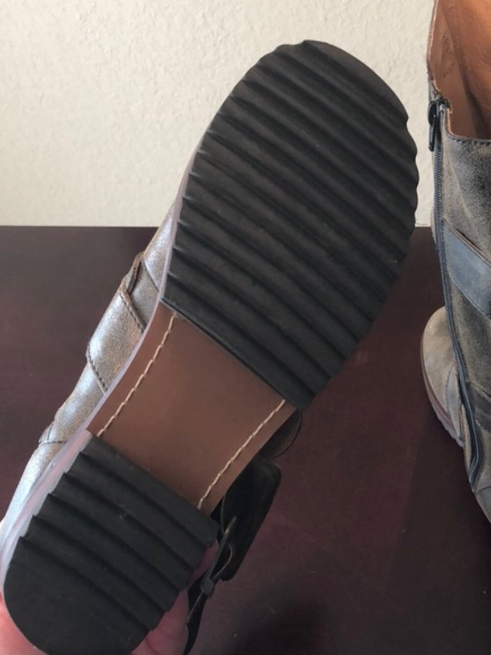 Sundance Sage green mid calf boot - Picture 3 of 9